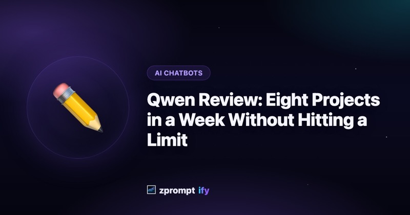 Qwen Review: Eight Projects in a Week Without Hitting a Limit